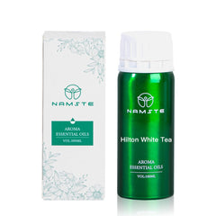 NAMSTE White Tea essential oil bottle ready for diffusers and long-lasting fragrance
