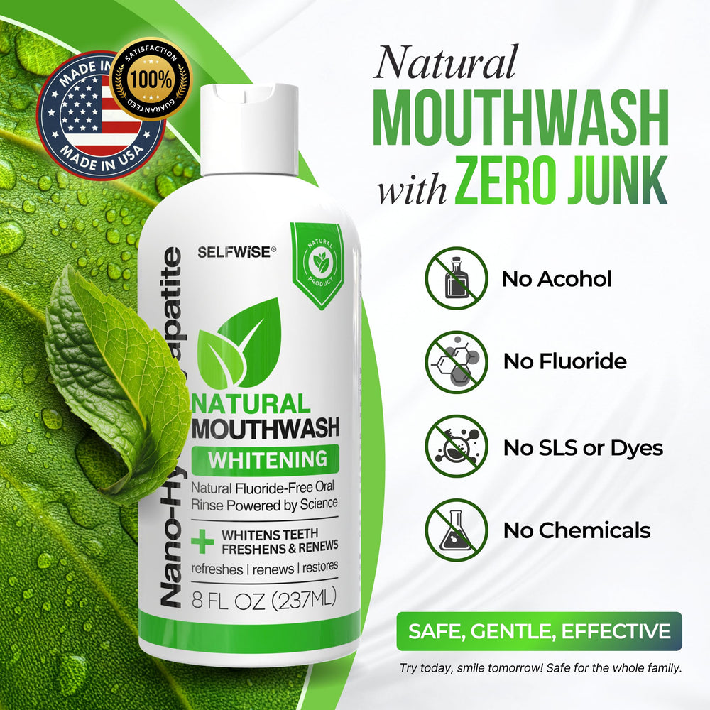 Minty fresh breath illustration with peppermint and menthol