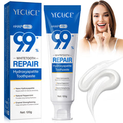 9.9% Nano Hydroxyapatite Toothpaste bottle and packaging
