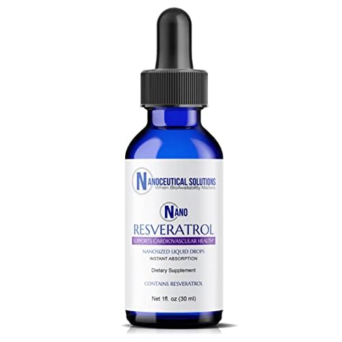 Nanoceutical Solutions Nano Liquid Resveratrol bottle with dropper