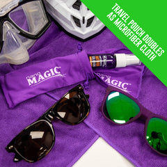 Goggles with clear view after applying Nano Magic