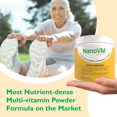 275g jar of NanoVM Senior 71+ Solace Nutrition