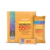 NANOWELL 12 Strains Probiotic bottle with 60 sticks – front view