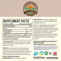 NANOWELL Acerola Cherry Vitamin C 1000mg bottle with measuring scoop