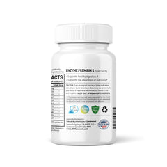 Concept image of healthy digestion and nutrient absorption with capsules