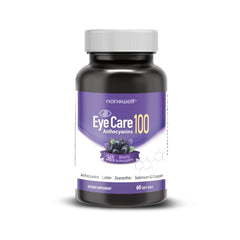 NANOWELL EyeCare Anthocyanins 100 bottle label