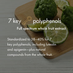 NAOMI bergamot-olive-leaf ingredients visual for wellness lifestyle.