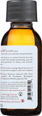 Narayan Oil ingredients close-up: mint, eucalyptus, clove
