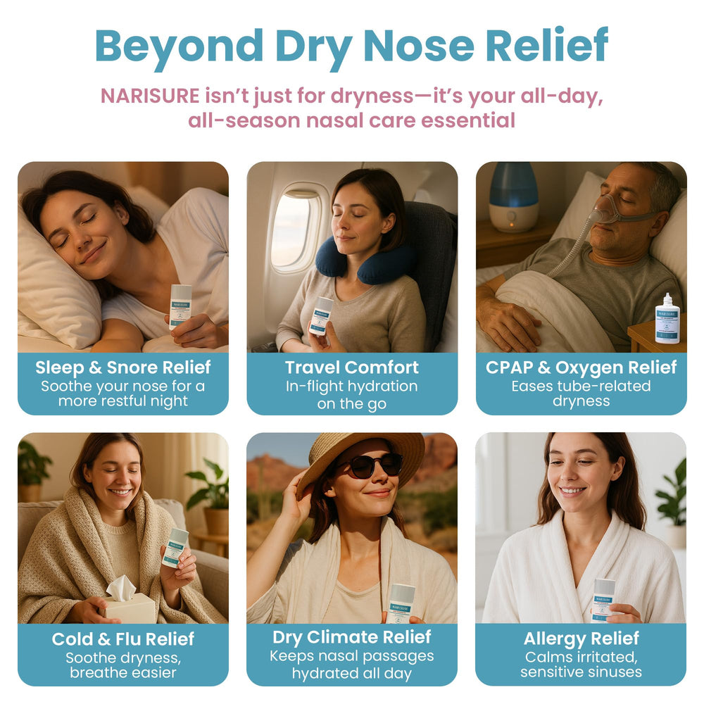 Using the dropper, Narisure offers precise application for targeted nasal relief.