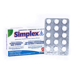 Nartex Simplex 60-count bottle on neutral background