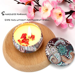 Naruning 4Pack Aromatherapy Candles Milk Vanilla — cozy, comforting fragrance ideal for evenings and relaxation.
