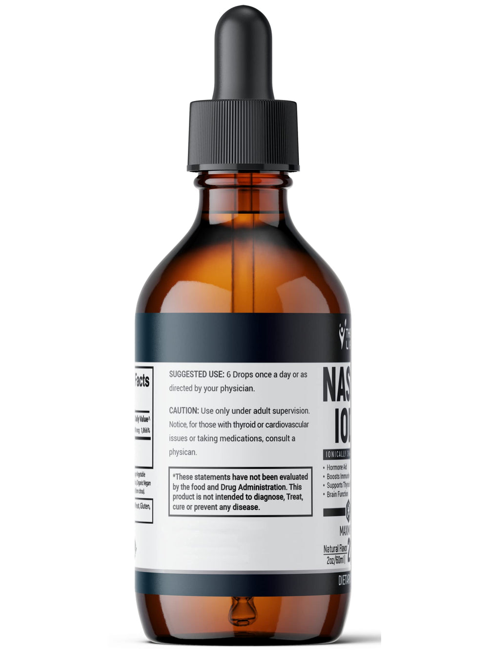 Made in USA label emphasizing vegan and clear color