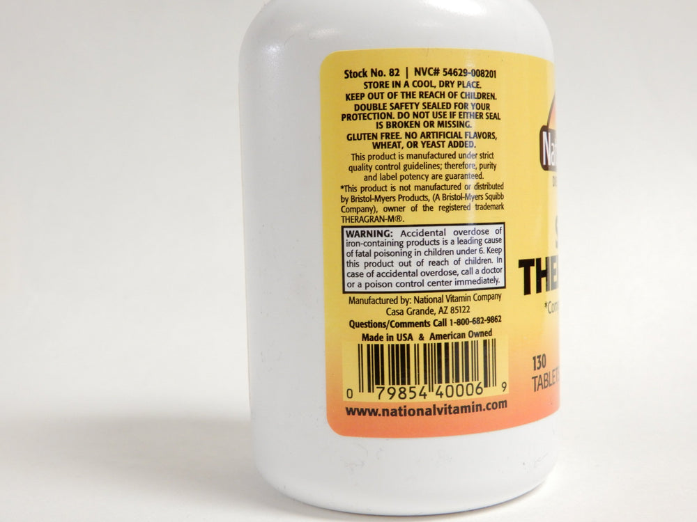 NAT B Super THERA Vite M TB 130 packaging and label