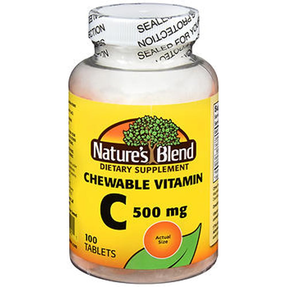 NAT B VIT C CW 500MG 100 Vitamin C supplement bottle