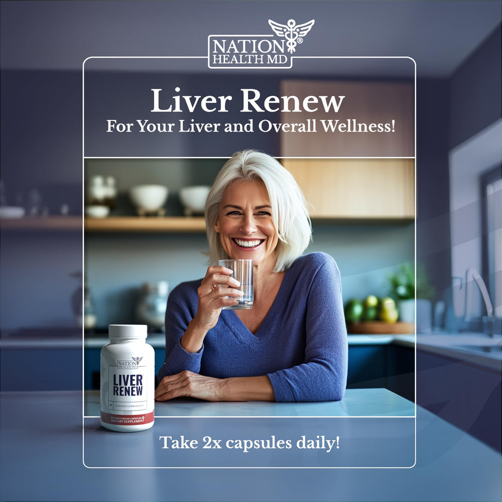 Nation Health MD Liver Renew ginger root component on display for gentle support