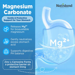 Packaging showing ingredients such as Zinc Carnosine, B6 and D3