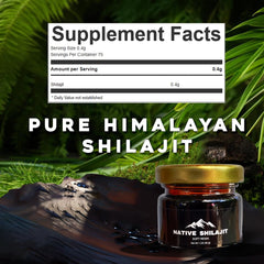 Lifestyle image showing natural vitality with Shilajit resin