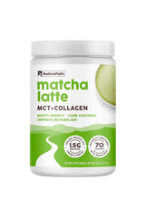 NativePath Collagen Peptides Matcha Latte 230g front label