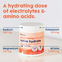NativePath Native Hydrate prepared drink with vibrant color and flavor