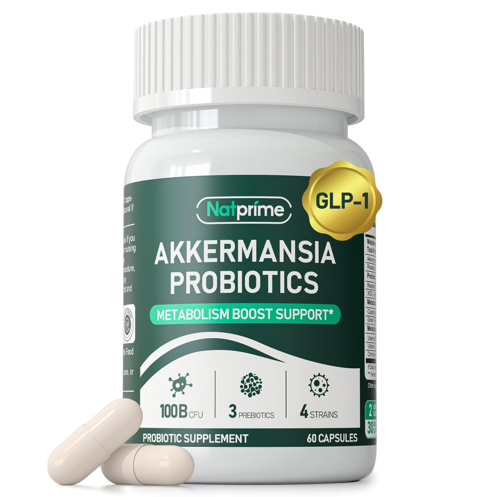 Natprime Akkermansia Probiotic 60 capsules bottle