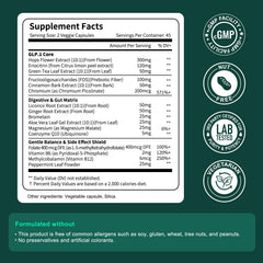 Front view of Natprime GLP-1 supplement bottle
