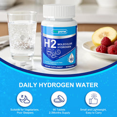Natprime H2 tablet showing fast-dissolve properties