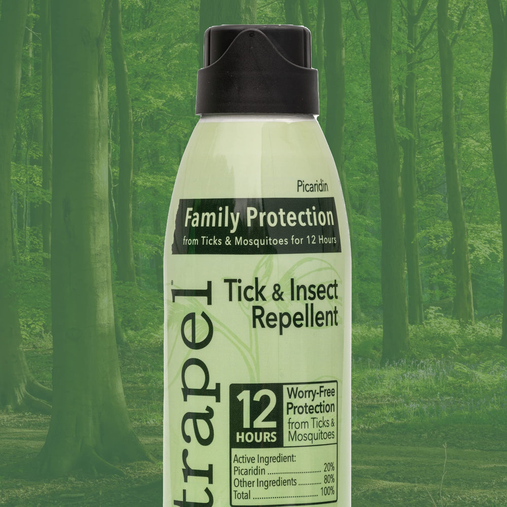Natrapel Eco-Spray being sprayed from any angle for flexible use.