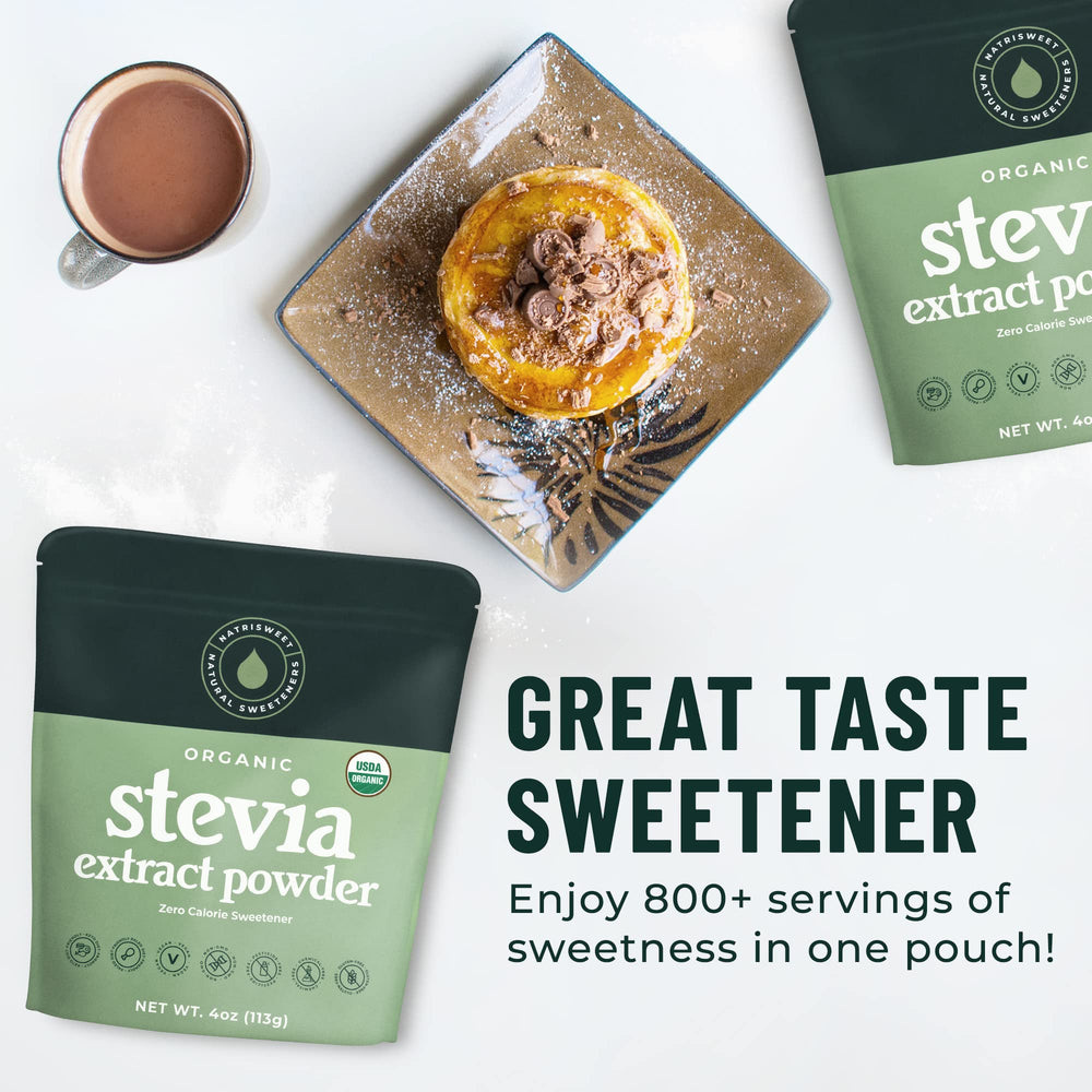 Measuring scoop with NatriSweet stevia powder