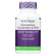 Natrol Glucosamine Chondroitin MSM 90 tablets packaging