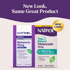 Illustration of sleep benefits from Natrol melatonin time-release formula
