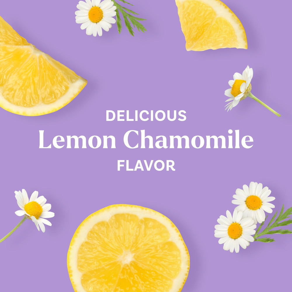 Sugar-free lemon chamomile flavor with stevia