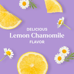 Sugar-free lemon chamomile flavor with stevia