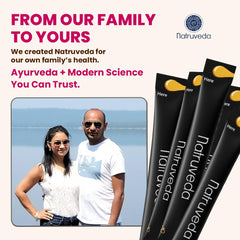 Lab-tested purity and safety verification for Natruveda Shilajit Honey Sticks for Women