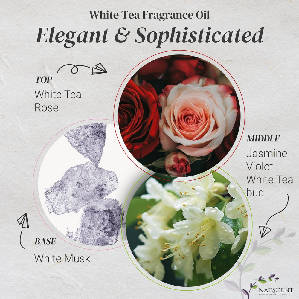 Natscent White Tea diffuser oil packaging