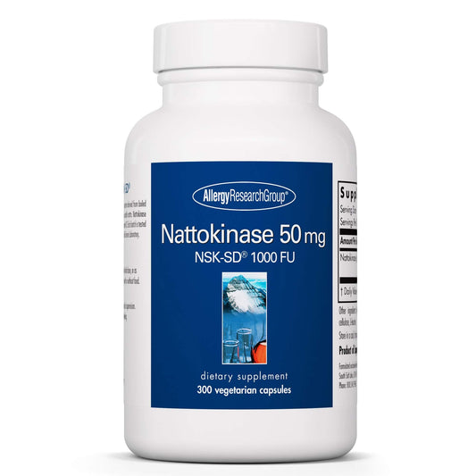 Allergy Research Group Nattokinase 50mg NSK-SD 1000 FU bottle