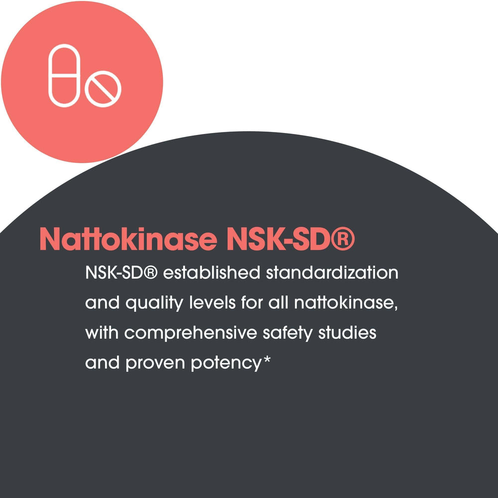 Cardiovascular support concept with nattokinase imagery