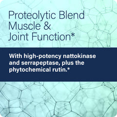 Illustration of nattokinase and serrapeptase proteolytic enzymes