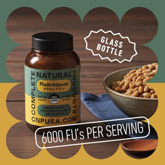 Natto enzyme nattokinase capsules packaging