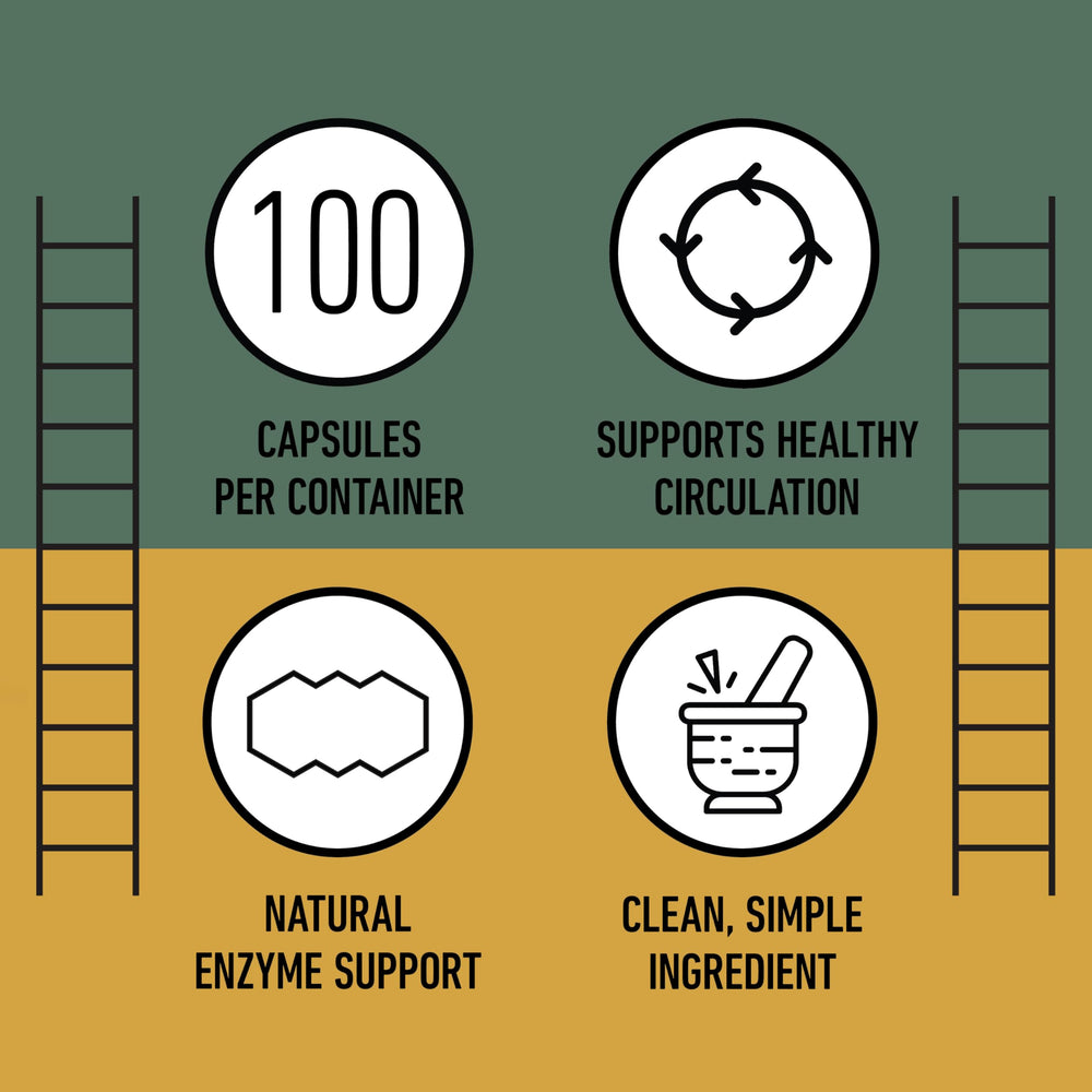 Lifestyle image of nattokinase capsules for circulation support