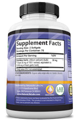 Bottle labeled as USA-made in a GMP-certified facility
