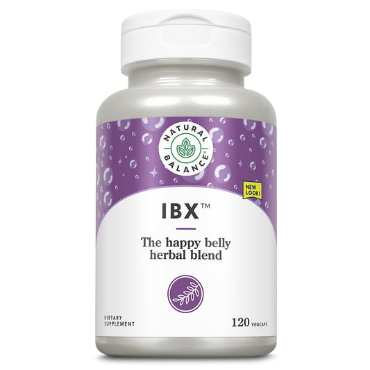 Natural Balance IBX Soothing Bowel Formula bottle – 120 veggie capsules