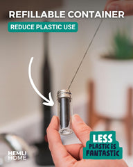 3 refill floss refills and eco-friendly packaging