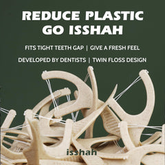 Eco-friendly corn-starch floss picks with paper packaging