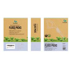 300-count kraft box with mint twin floss picks