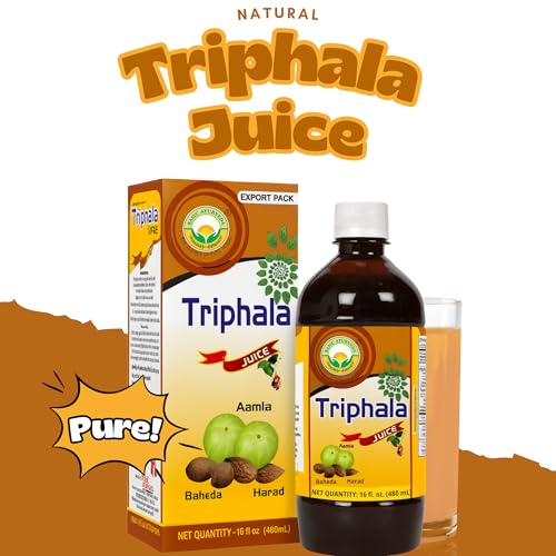 Natural detox concept with Triphala ingredients