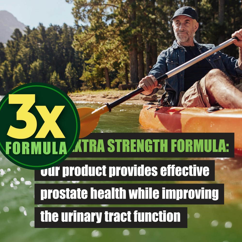 Natural DHT blocker blend for prostate health and hair support