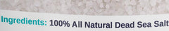 Natural Elephant Dead Sea Salt satisfaction guarantee badge.