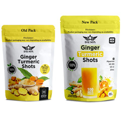 Natural energy boost from ginger turmeric blend