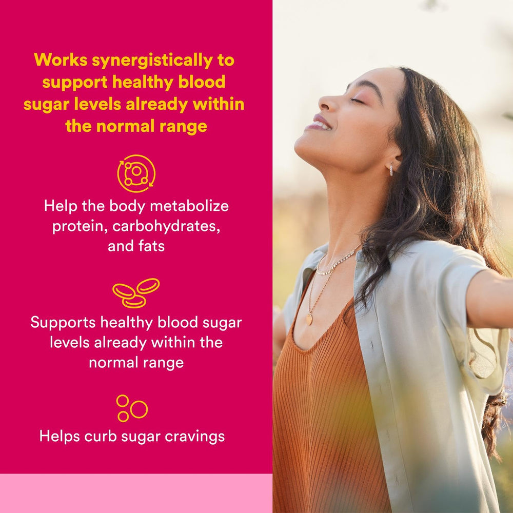 Close-up of Natural Factors Chromium & Vanadium 125 mcg capsules