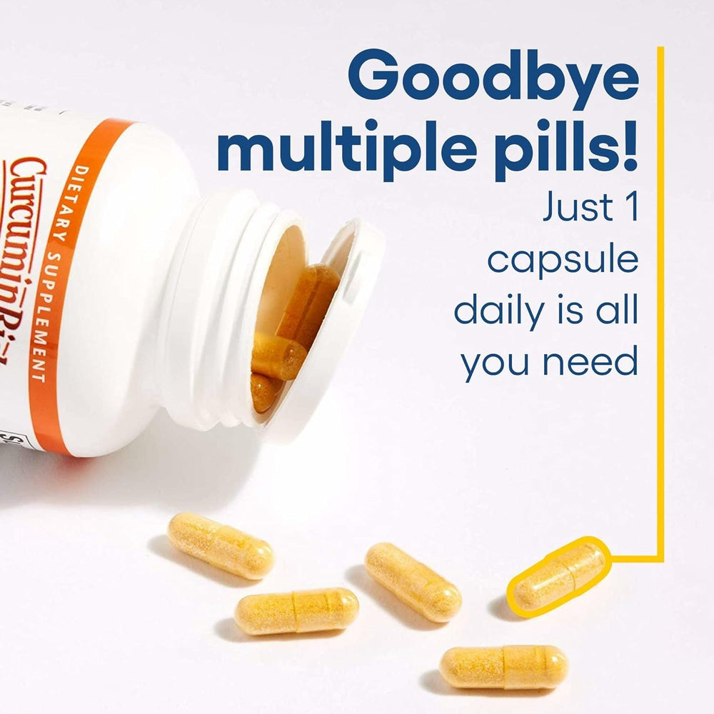 Serving suggestion on label shows 1 capsule daily